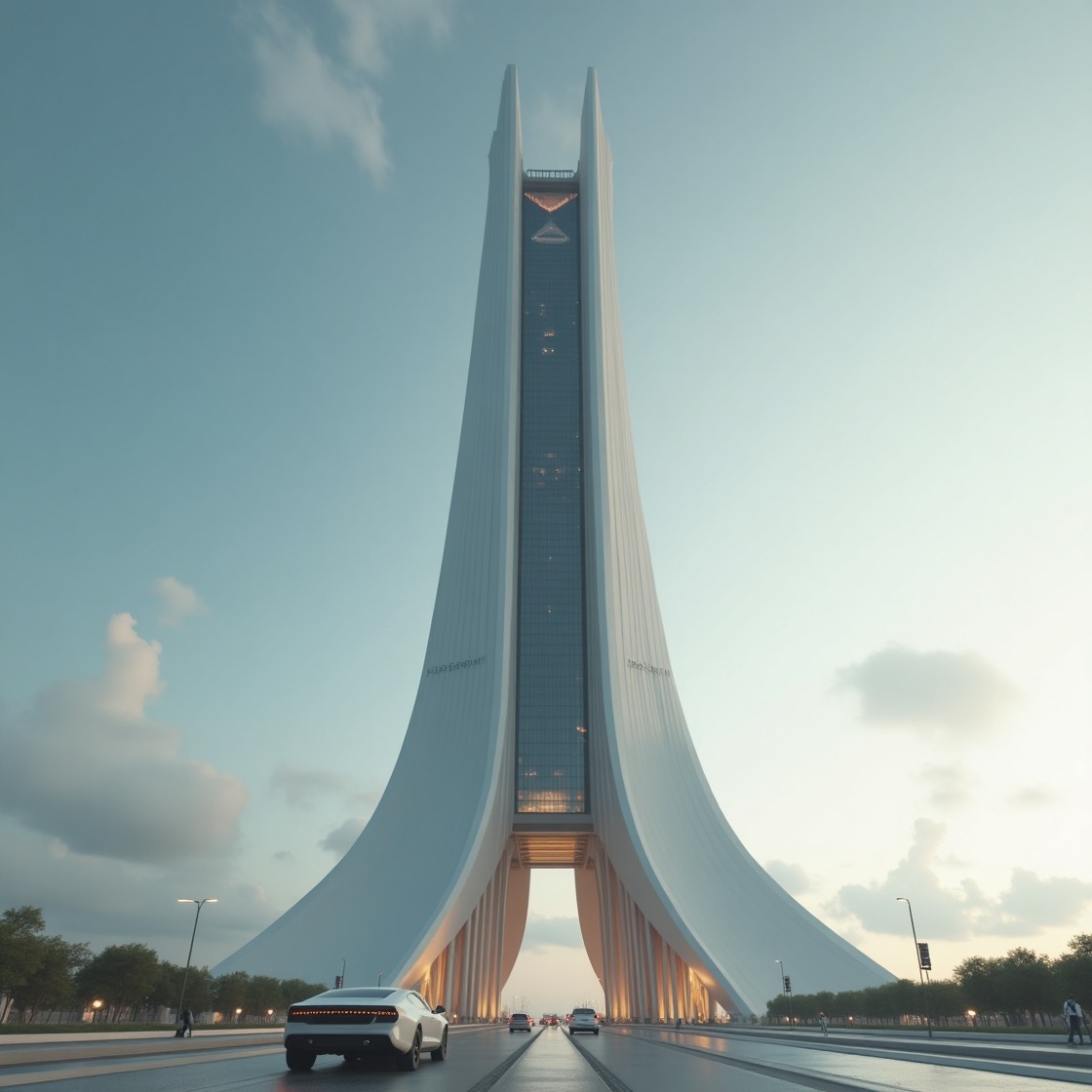 Flux Dev A hyperrealistic ultramodern skyscraper presented in 0 2